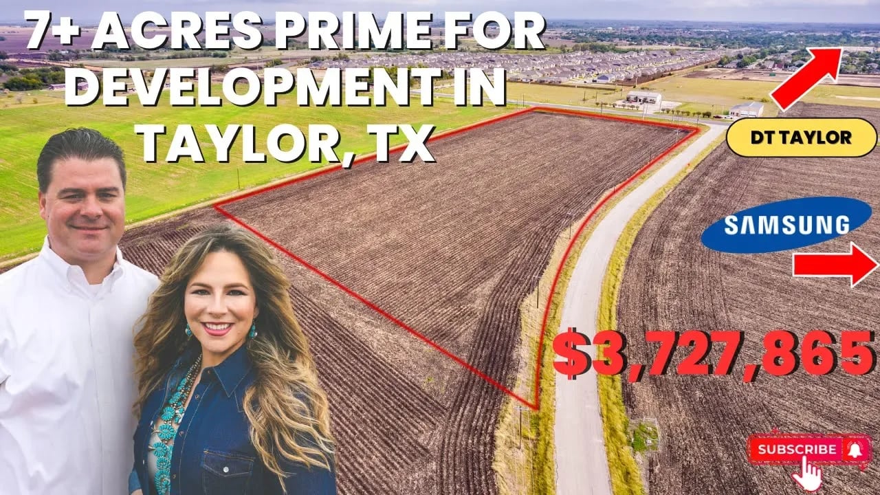 7+ Acres on Carlos G Parker Blvd. in Taylor, TX