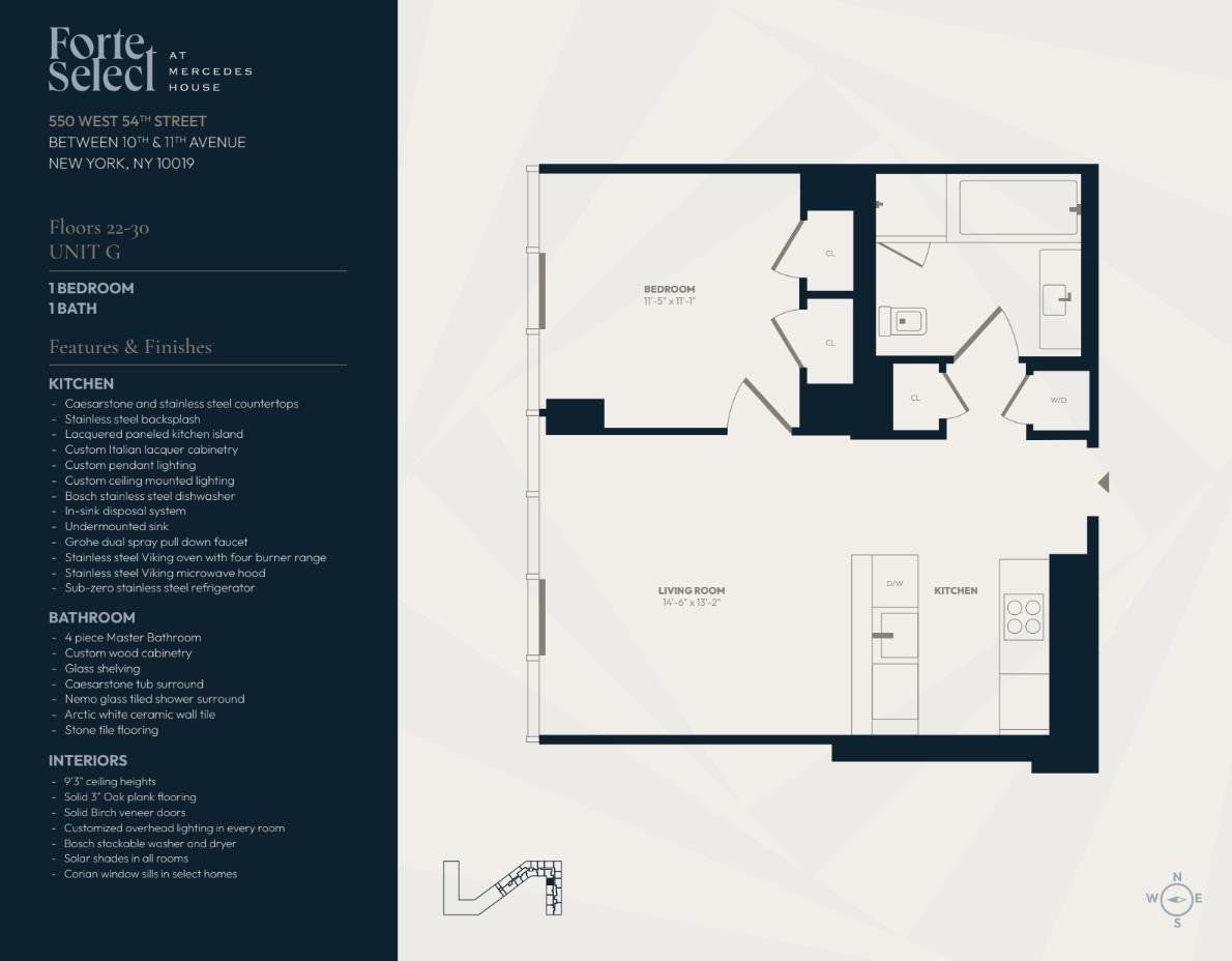 554 West 54th Street, Apt 24-G