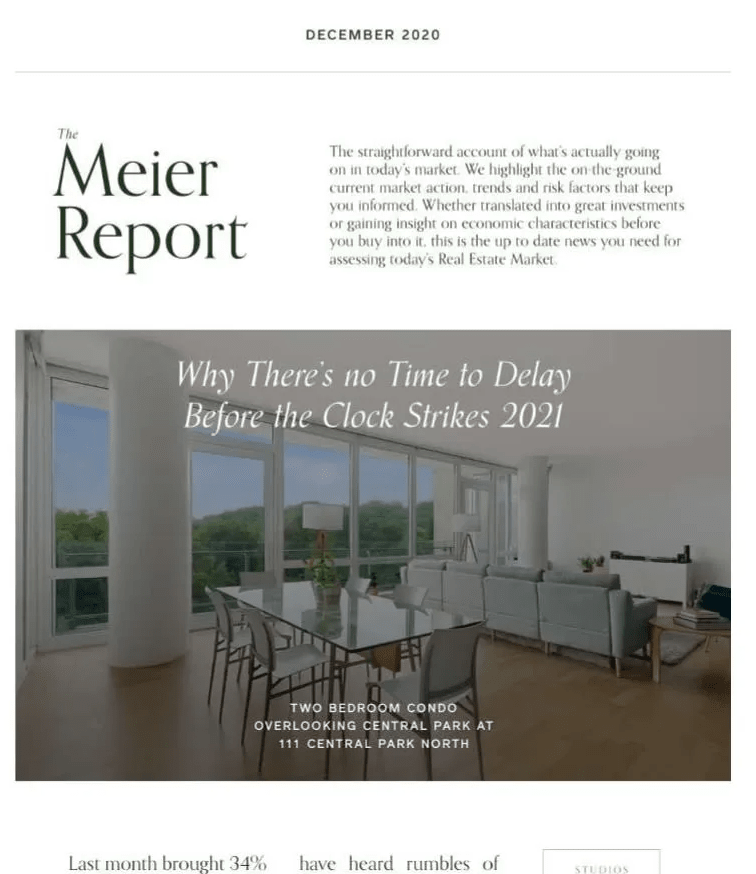 The Meier Report - December 2020