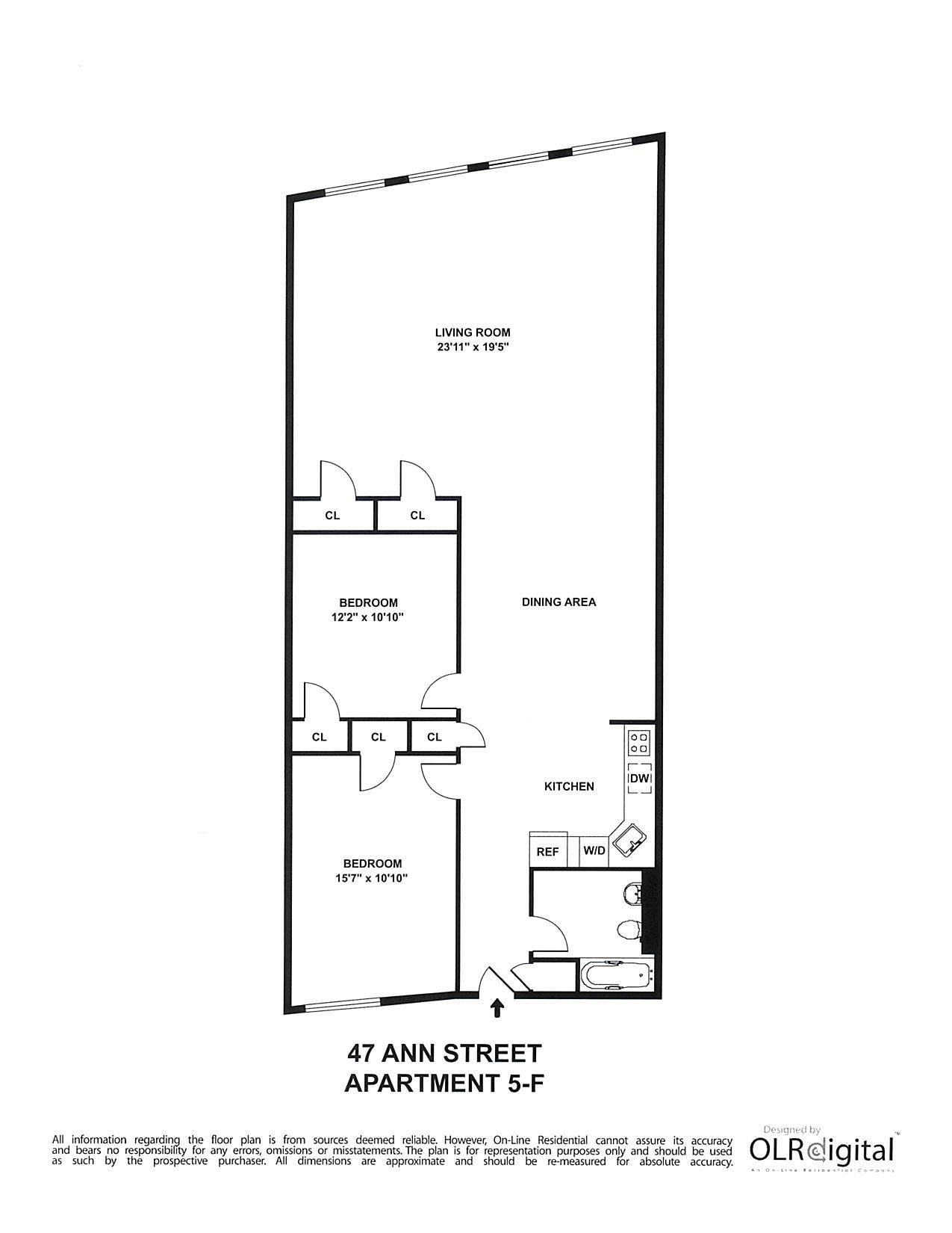 47 Ann Street, Apt 2-F