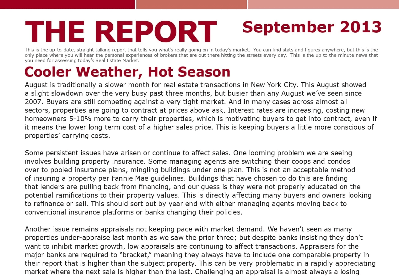 The Meier Report -  September 2013