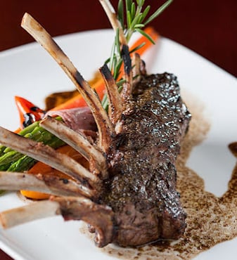 Carusos Mooresville Rack of Lamb