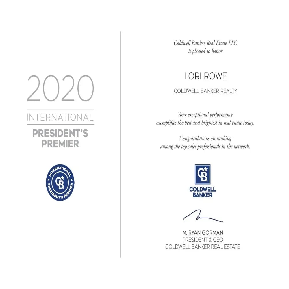 2020 International President’s Premier