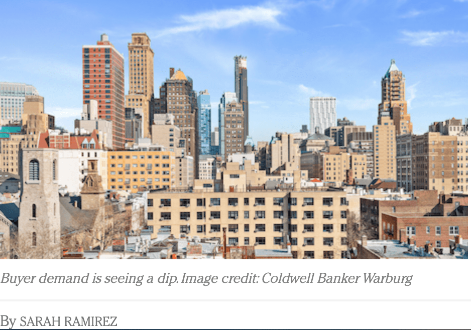 New York Real Estate Market May Be Shifting