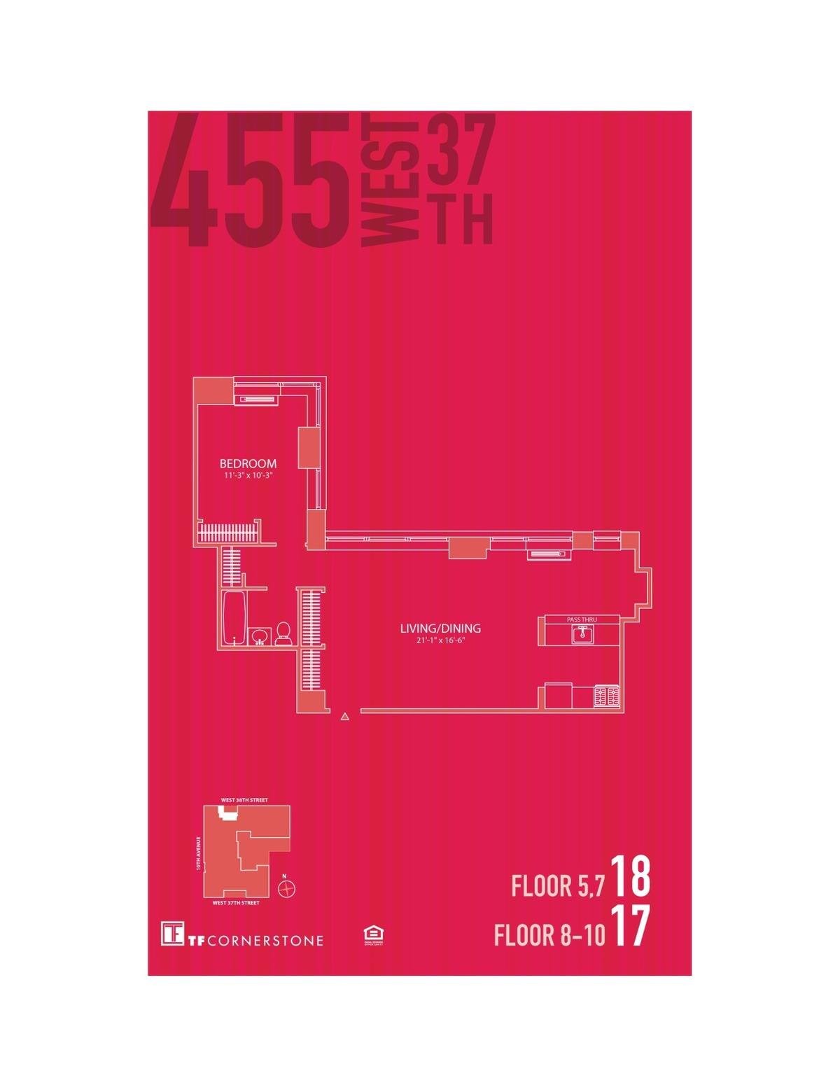 455 West 37th Street, Apt 724