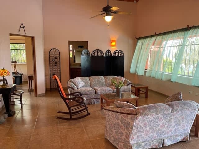 5.2 ACRES – 2 Bedroom Home With 60 Ft Infinity Lap Pool, 1 Bedroom Guest House, Fabulous Ocean View, Mature Fruit Trees!