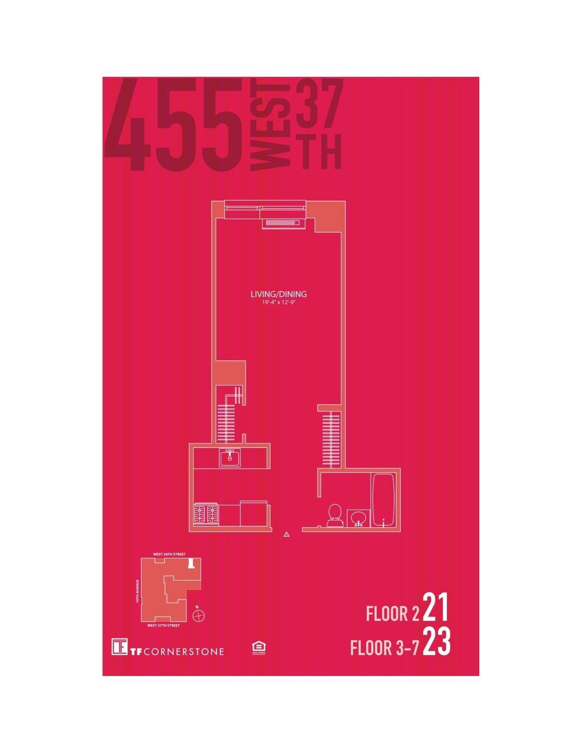 455 West 37th Street, Apt 323