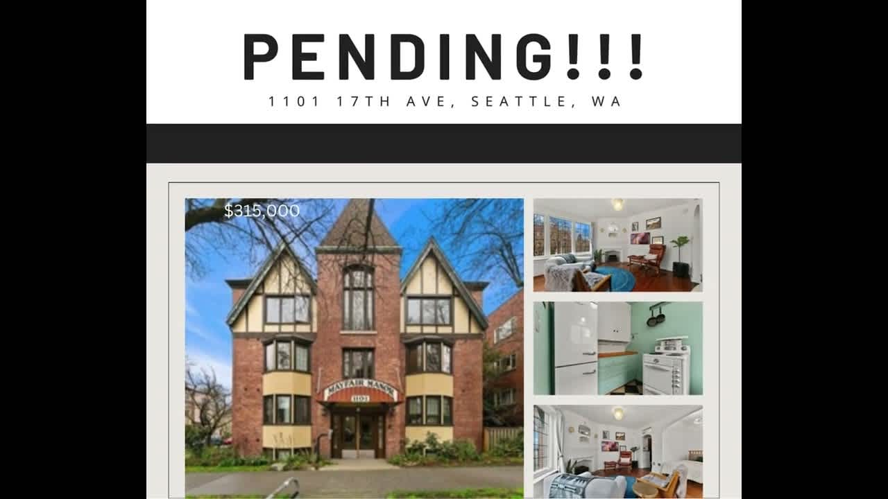 1101 17th Ave Seattle, WA - Pending!