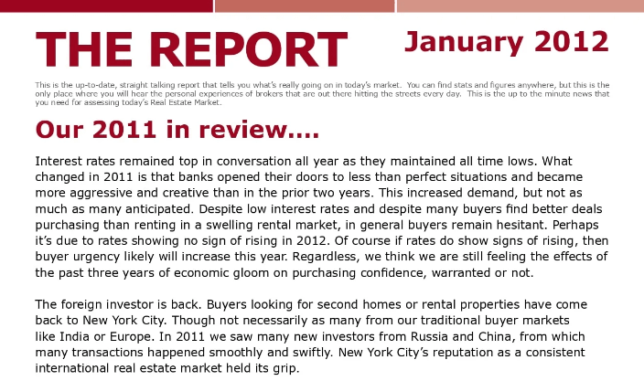 The Meier Report - January 2012