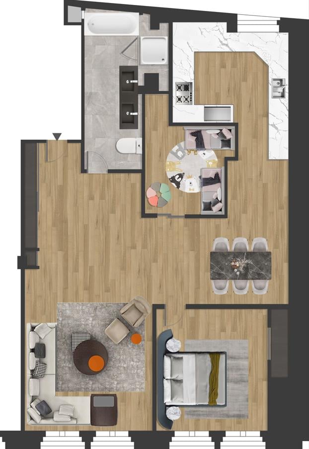 130 Fulton Street, Apt 3-A