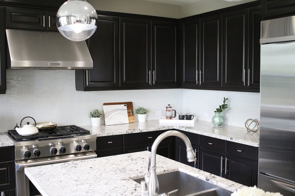 Modern DIY Upgrade for Traditional Kitchen Cabinets