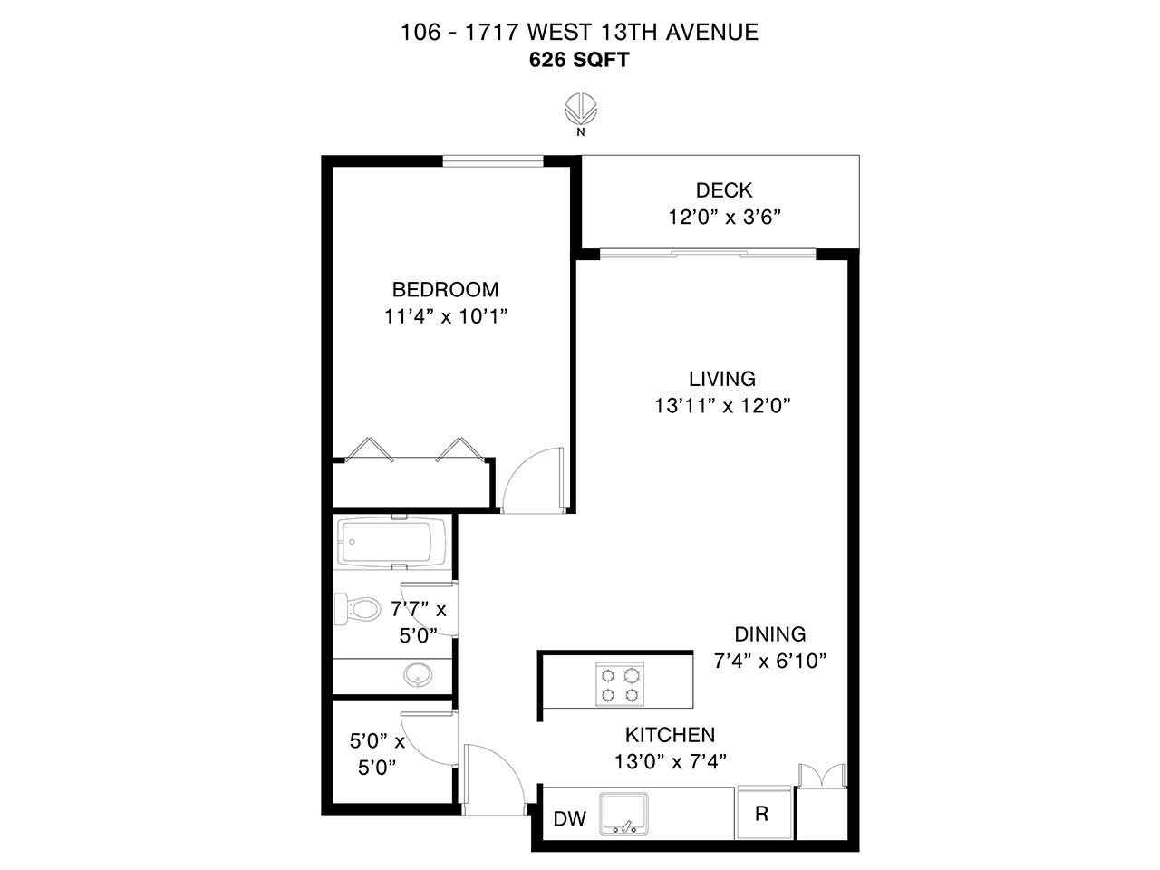 106-1717 W 13th Ave