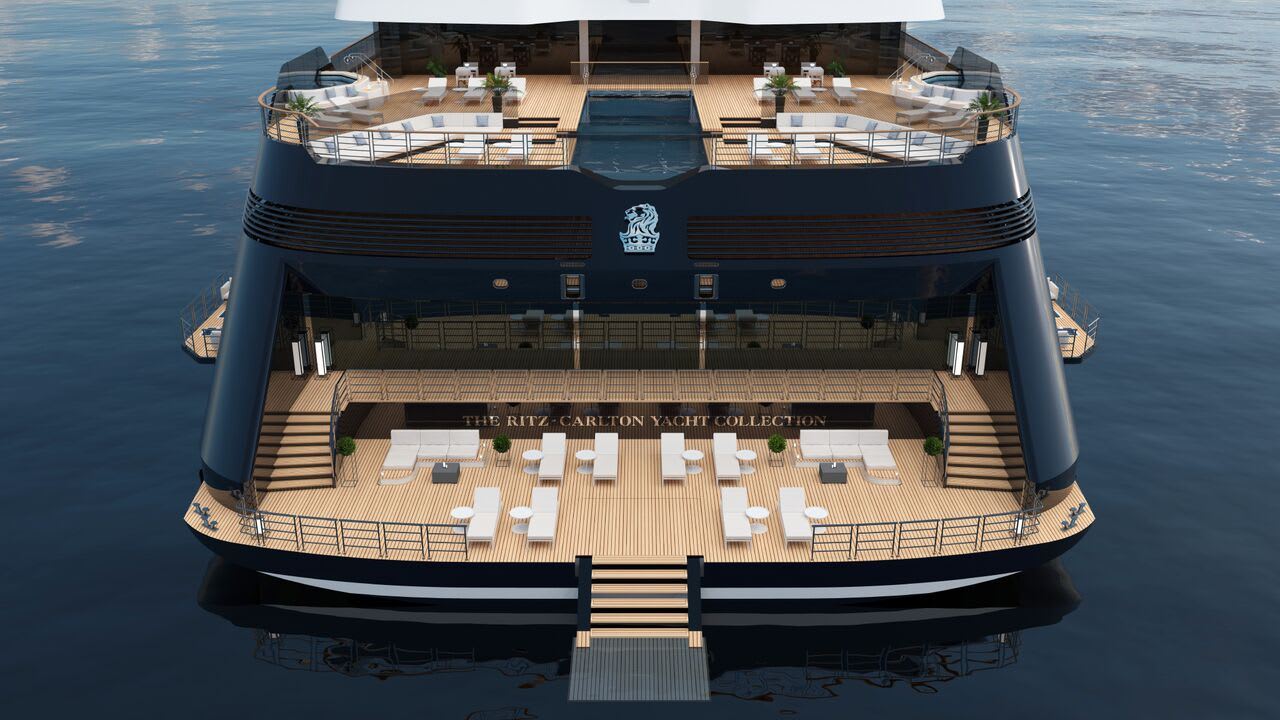 THE RITZ-CARLTON'S LUXURY SUPERYACHT HAS SET SAIL