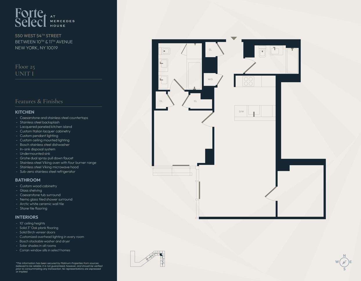 554 West 54th Street, Apt 25-U