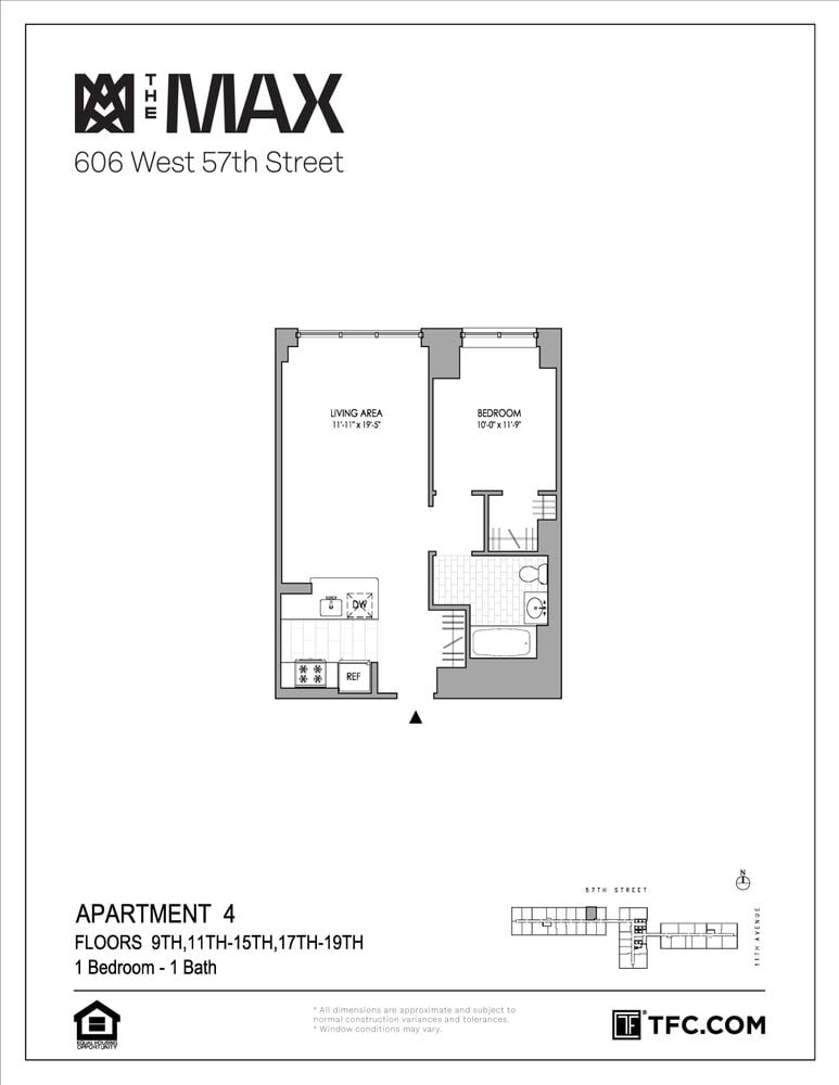 606 W 57th St, #1104