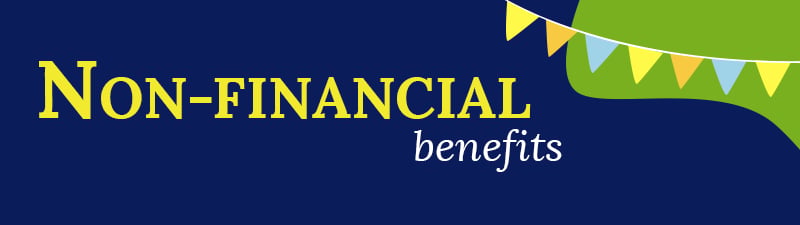 Non-financial benefits