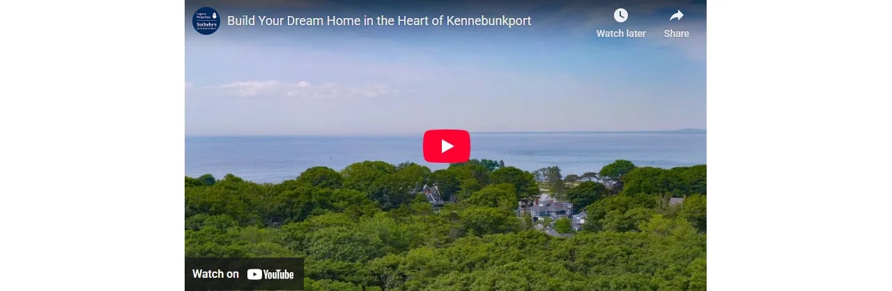 Build Your Dream Home in the Heart of Kennebunkport
