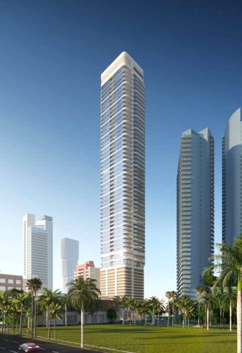 July 2024 - A 55-story tower has been proposed for Miami's Edgewater neighbourhood