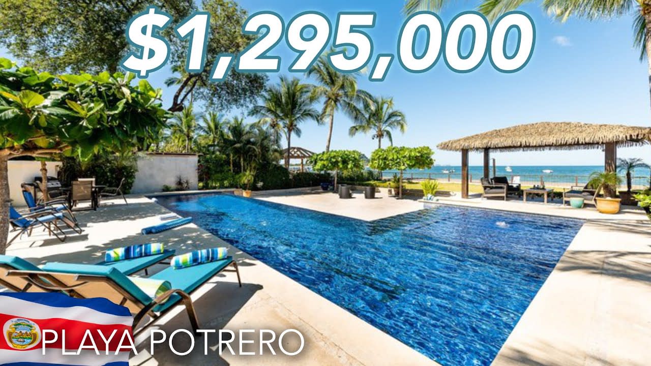 Luxury Beachfront Bungalow with Rare Titled Beachfront | Playa Potrero Sold