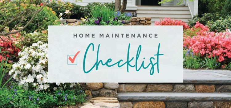 Home Maintenance Checklist