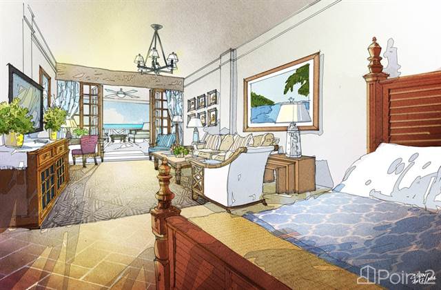 Belize Marriott Residences Ambergris Caye, Ground Floor Ocean Front I Bed 1.5 Bath Queen Suite