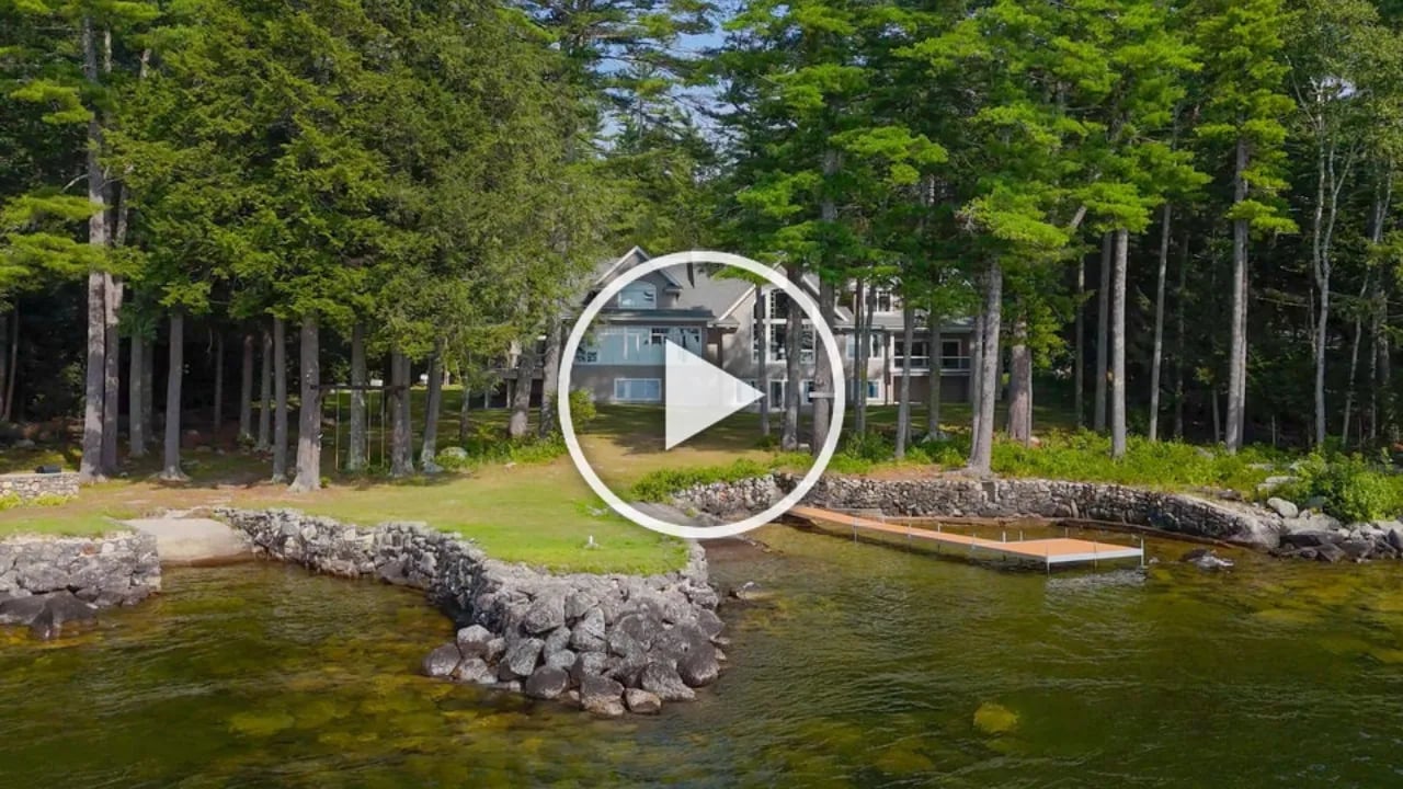 Inside a Stunning Shingle-Style Home on Sebago Lake