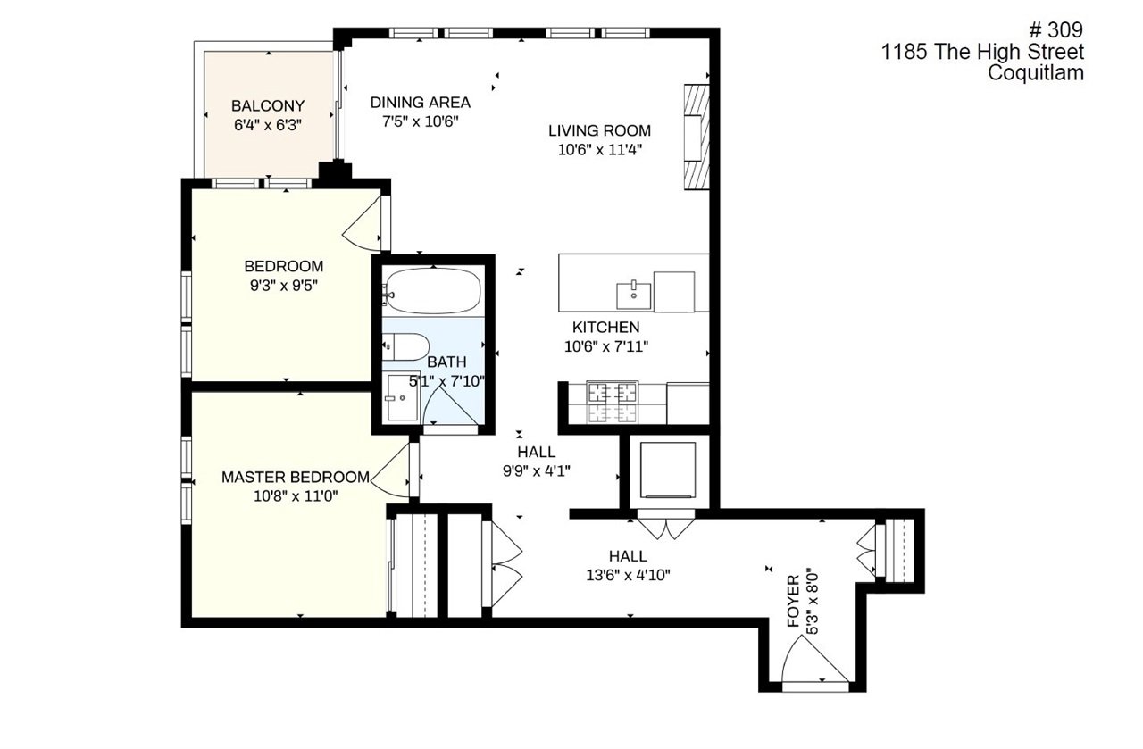 309-1185 The High St