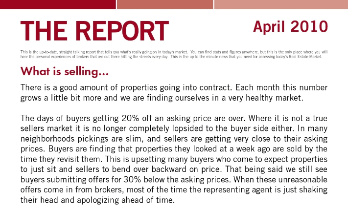 The Meier Report - April 2010