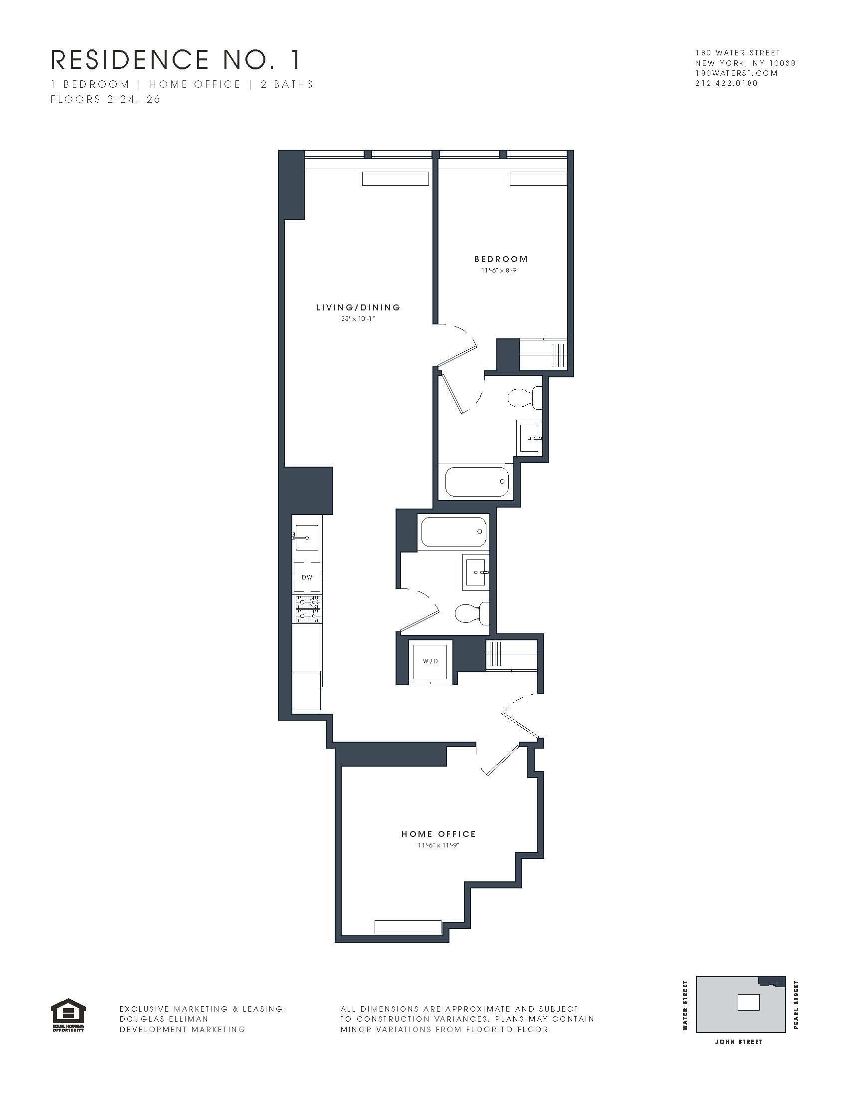 180 Water Street, Apt 901