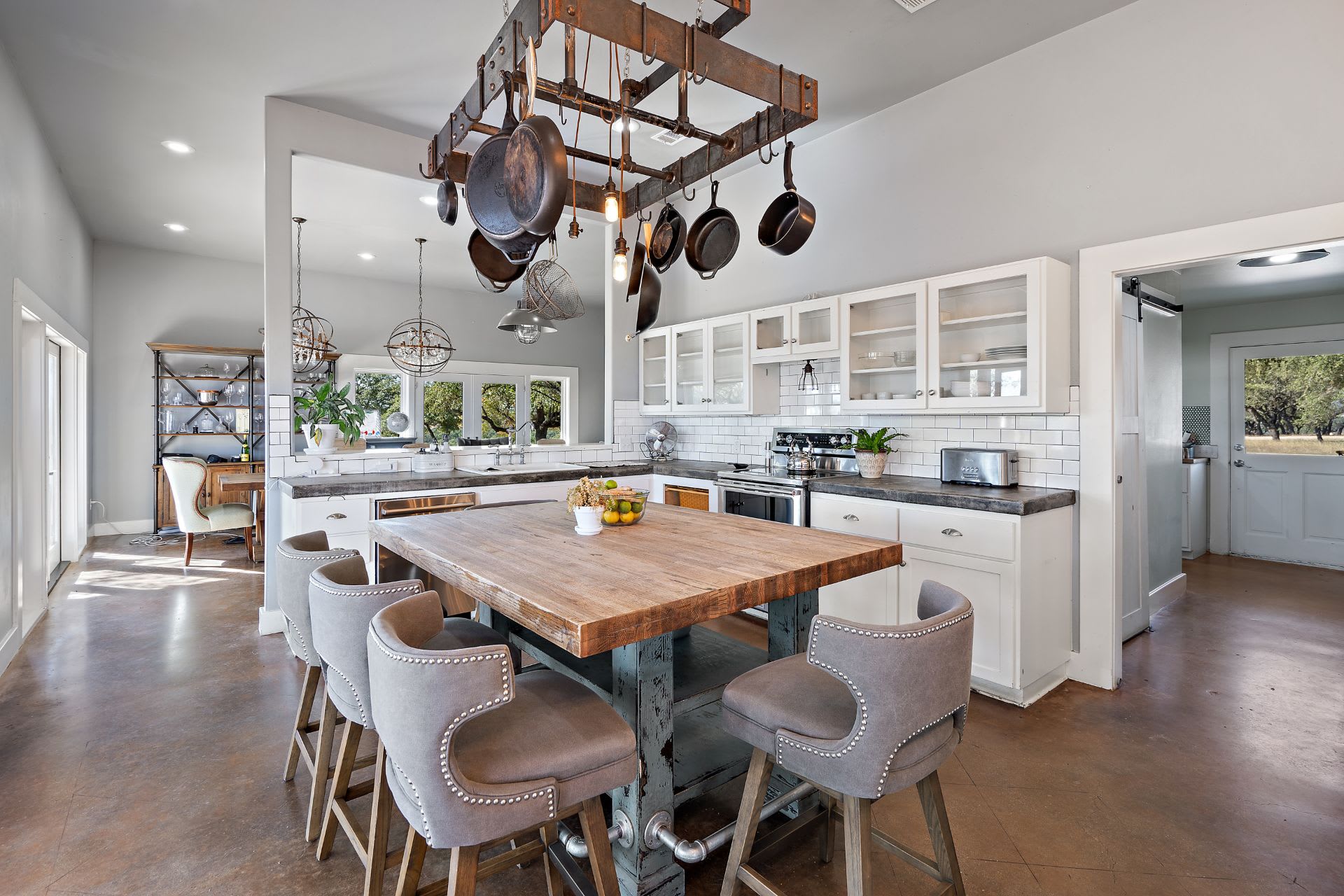 Texas Hill Country residential home and landscape