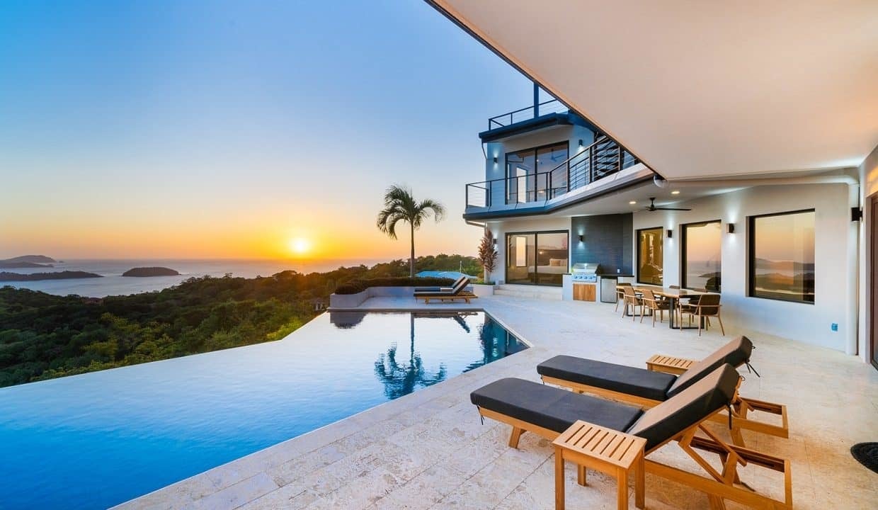 Modern Coastal Ocean View Villa, Flamingo, Guanacaste