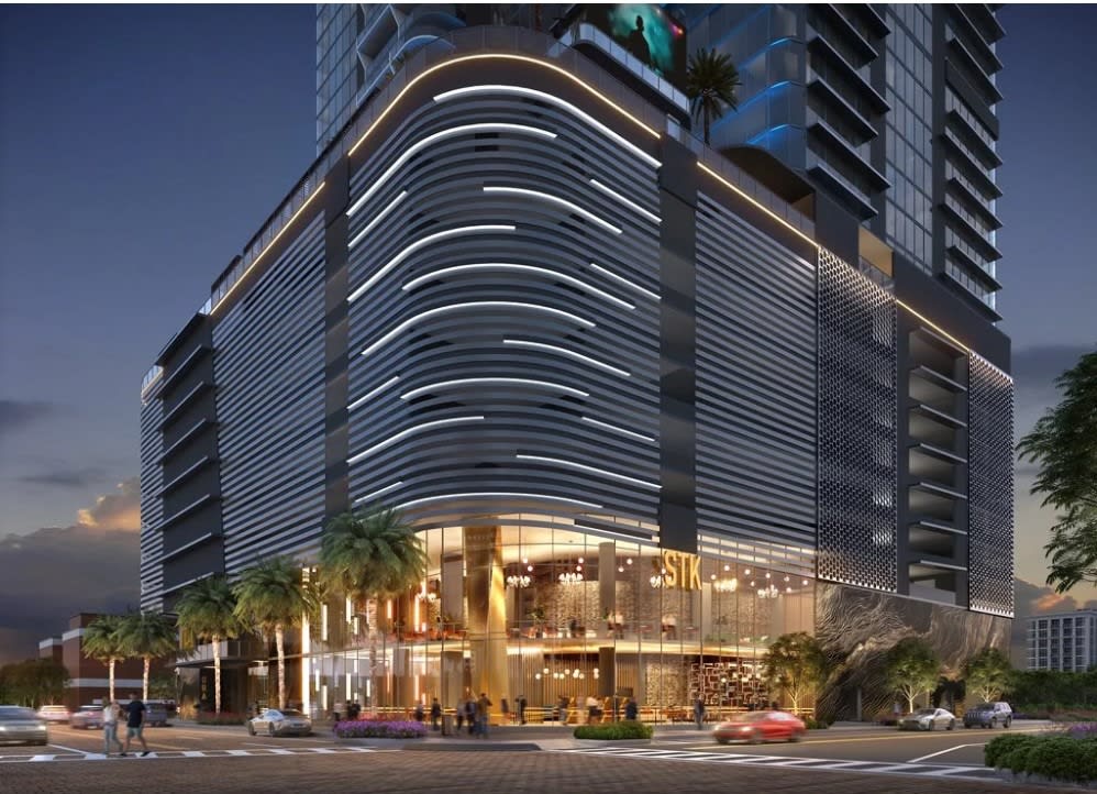 June 2024 - Ora Hotel and Residences, a new $600 million, 39-story condo-hotel, is being developed near Water Street Tampa. This luxurious property will feature amenities including a helicopter pad and a poolside club.