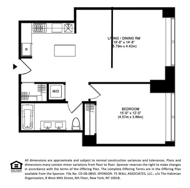 75 Wall Street, Apt 25-N