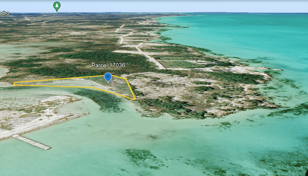 Panoramic waterfront lot on the coveted northeast end of Secret Beach Strip, Ambergris Caye, Belize