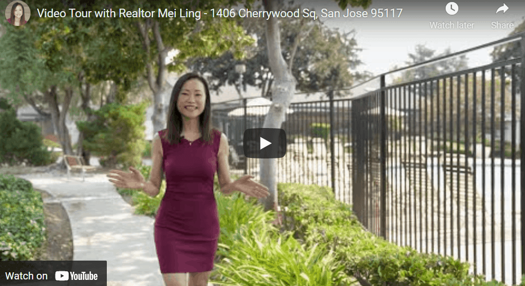 Video Tour with Realtor Mei Ling – 1406 Cherrywood Sq, San Jose 95117