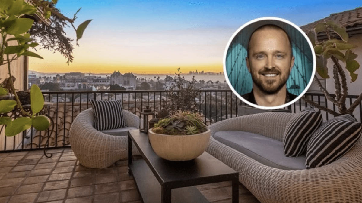 Aaron Paul Breaking Away From Sunset Strip Villa