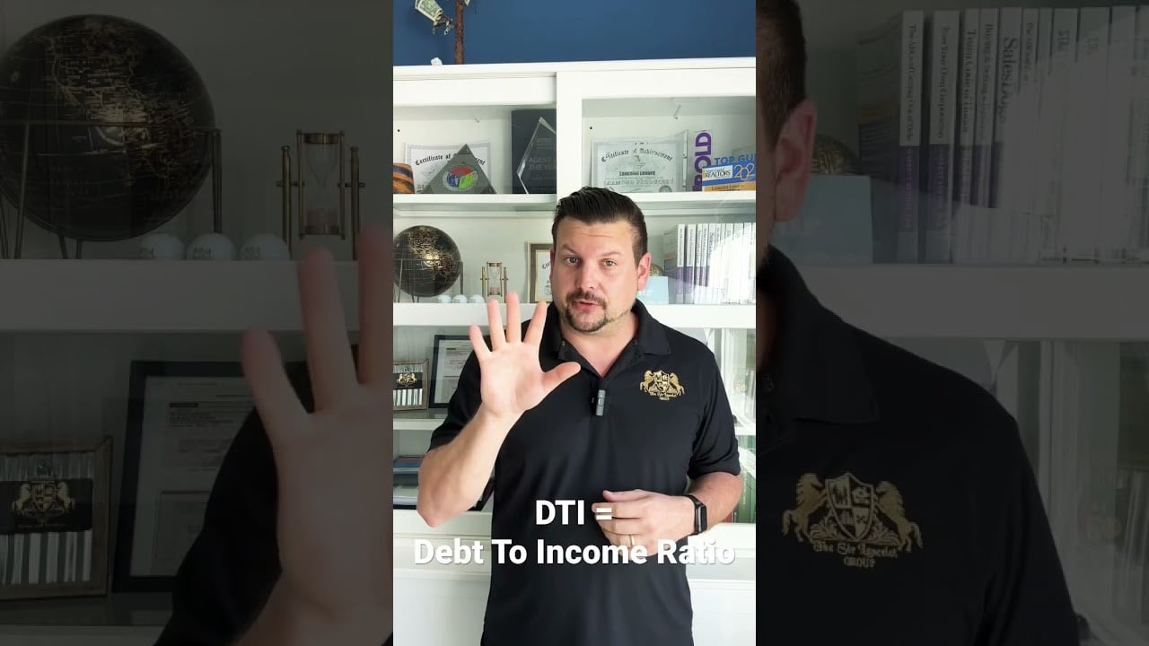 DTI = Debt to Income Ratio www.TheSirLancelotGroup.com contact us if you have any questions #broker