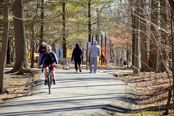 Living in Paramus, NJ. Saddle River County Park in Paramus. 