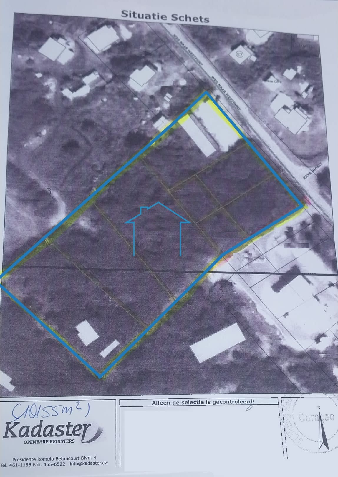 Prime 10.155 sqm vacant land in Tera Cora, bordering the main road. Ideal for investment or development. Urban lot, Ang 95/sqm. Unlock potential now! SilverBell Realty Advisors - Curaçao