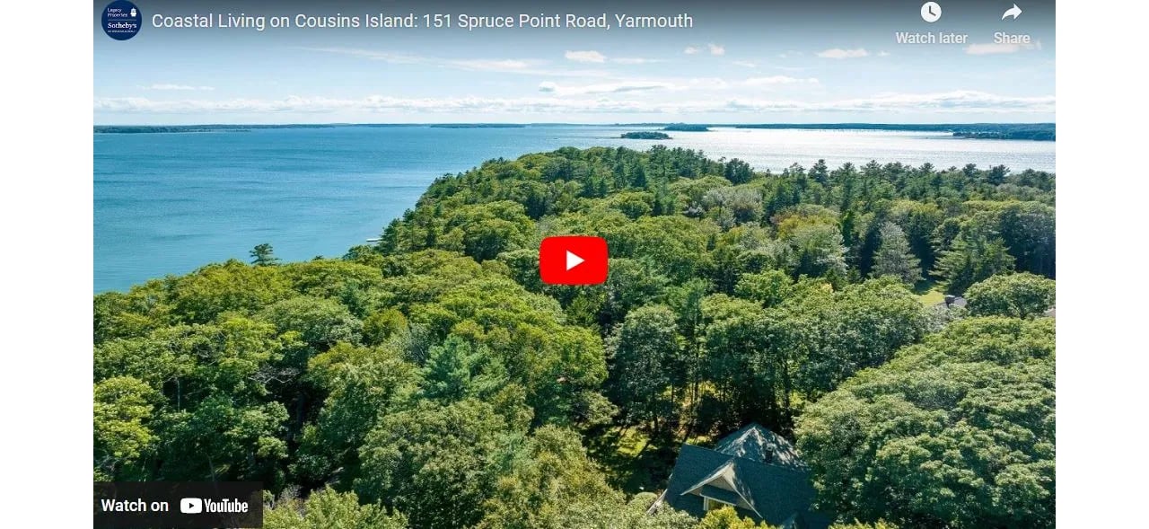 Video of The Week: Coastal Living on Cousins Island at 151 Spruce Point Road