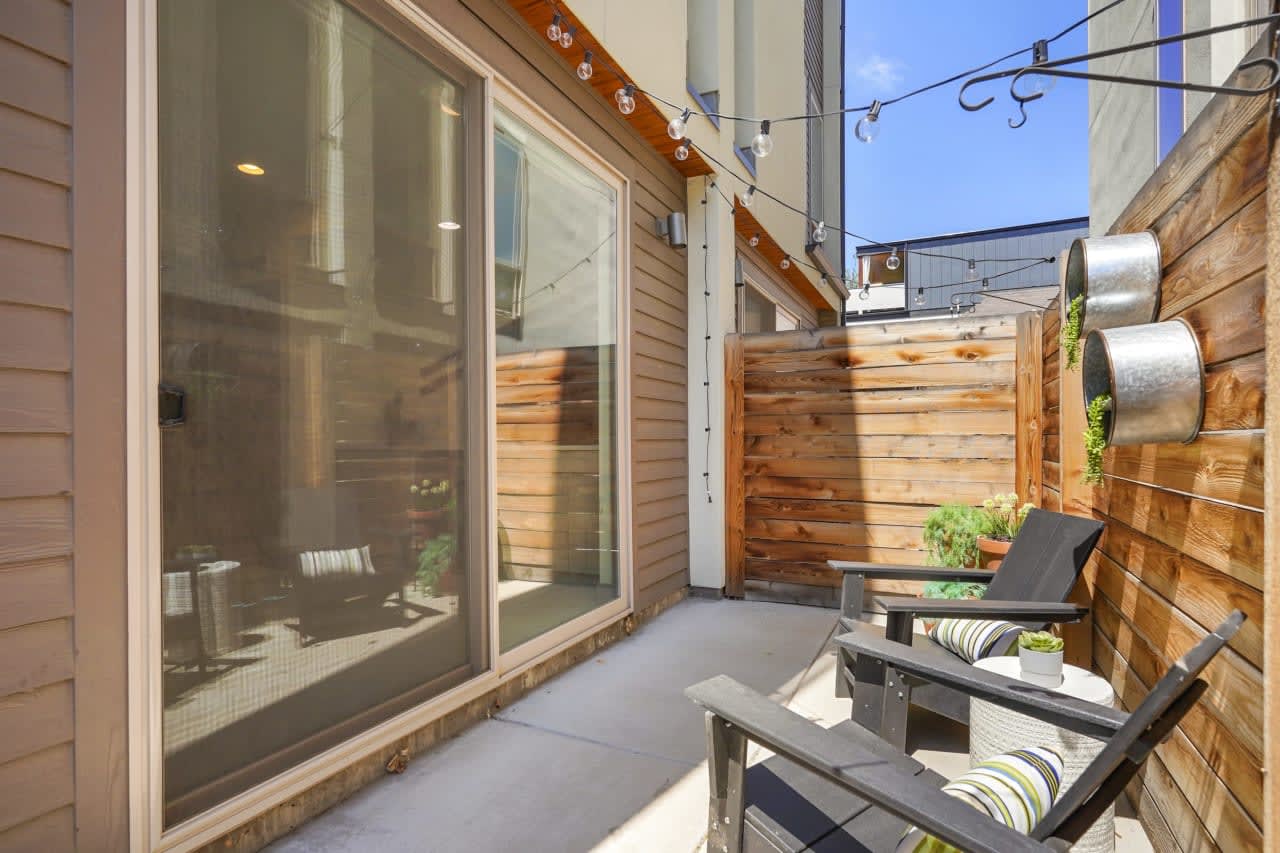 Showings start today! Tastefully updated Five Points townhome