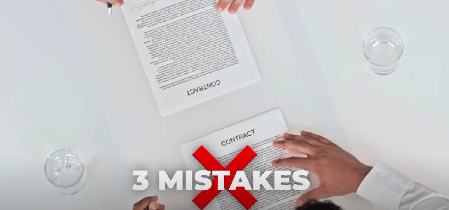 3 BIGGEST MISTAKES BUYERS MAKE WHILE UNDER CONTRACT