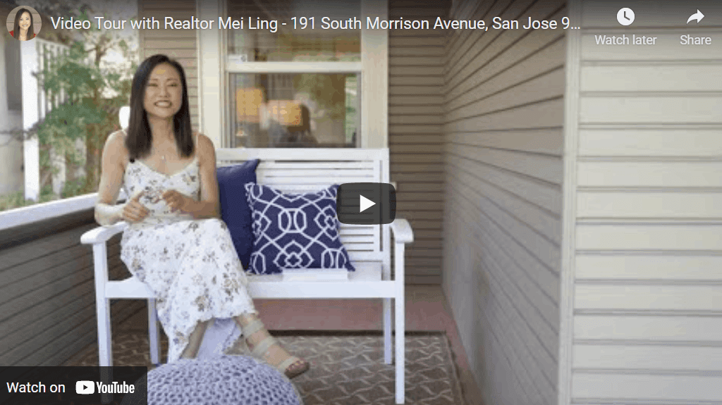 Video Tour with Realtor Mei Ling – 191 South Morrison Avenue, San Jose 95126