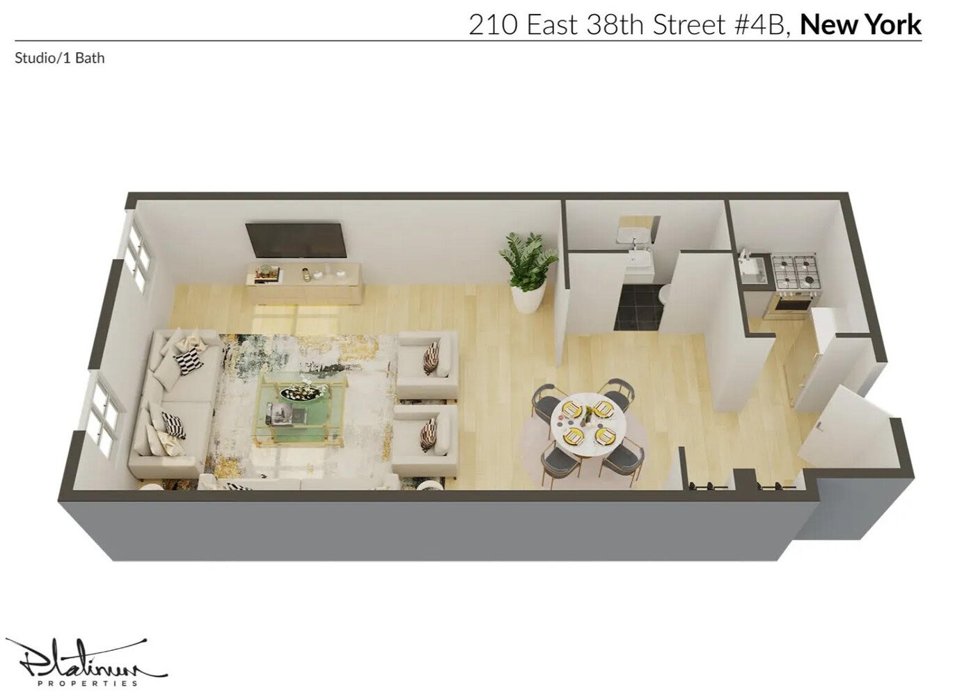 210 East 38th Street, Apt 2B