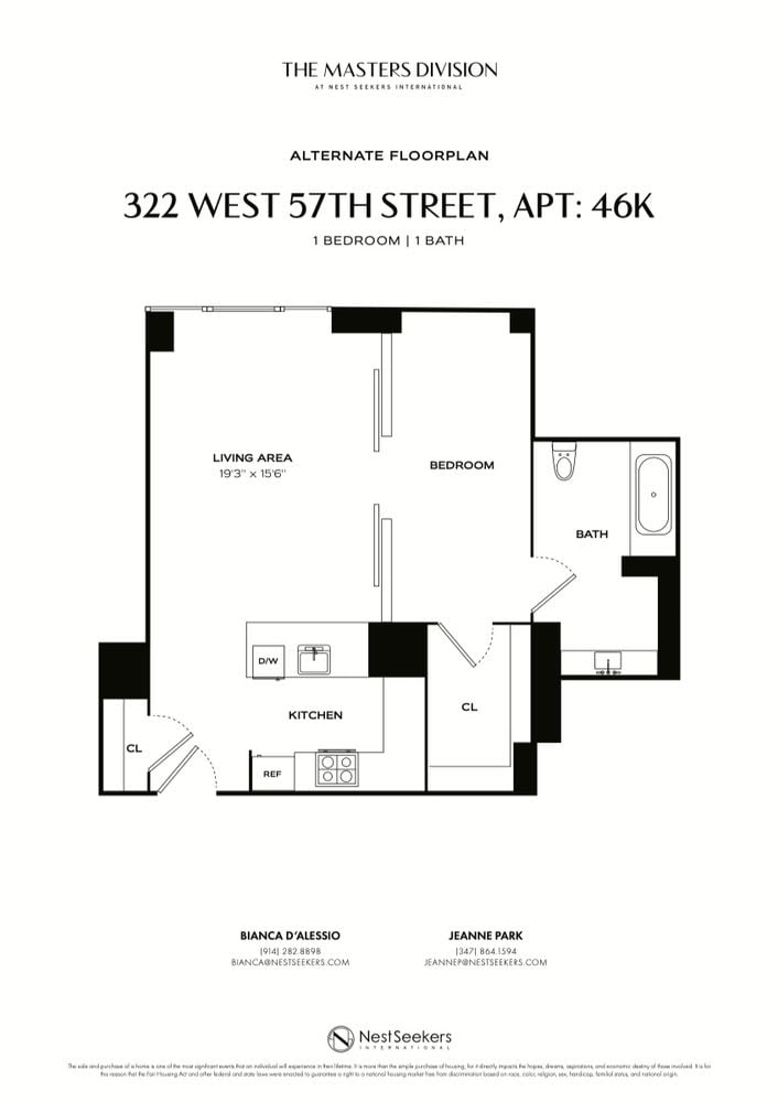 322 West 57Th Street Unit: 46K