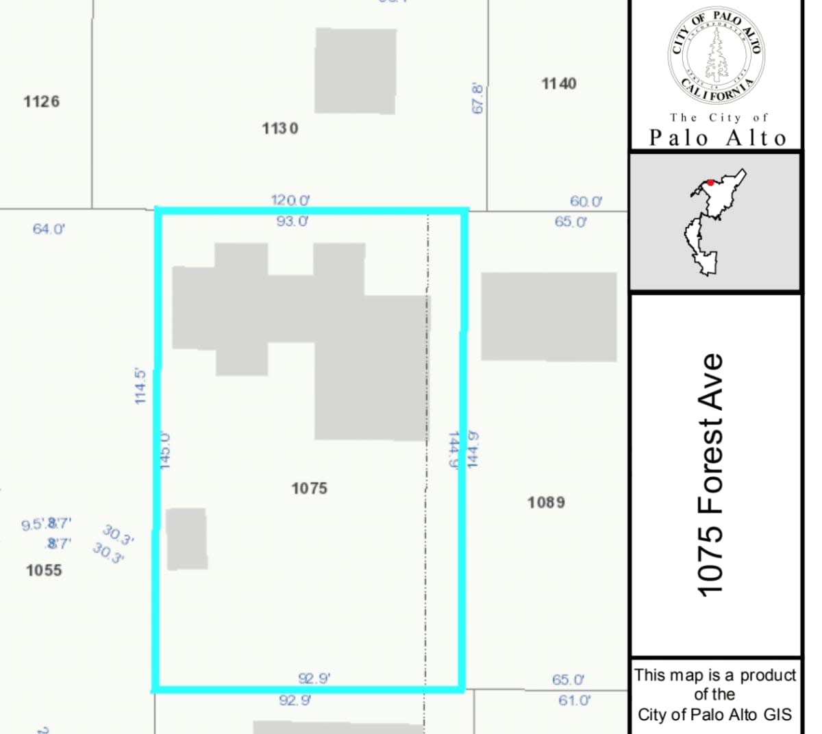 Large Palo Alto Lot (Rep't Developer)