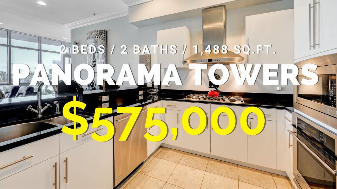 Panorama Towers Las Vegas Property Tour | FULLY FURNISHED for $575,000