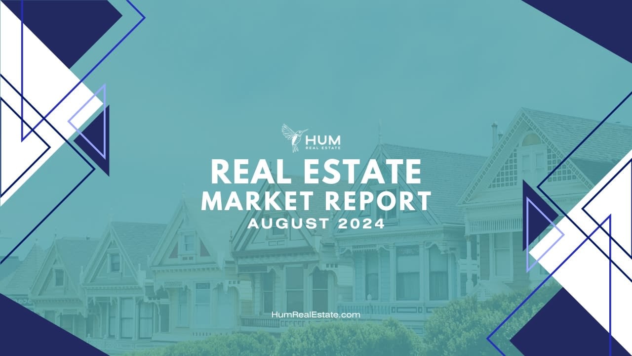 a thumbnail for the August 2024 real estate market report