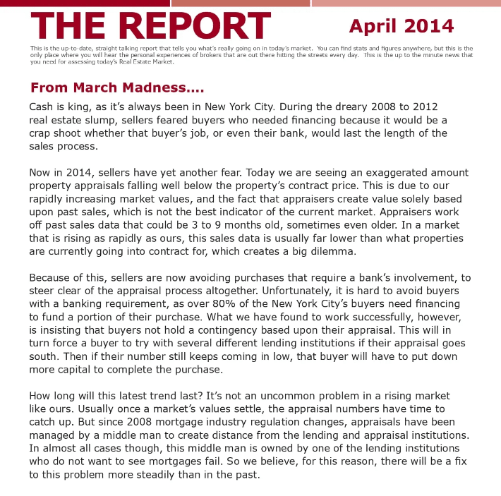 The Meier Report - April 2014