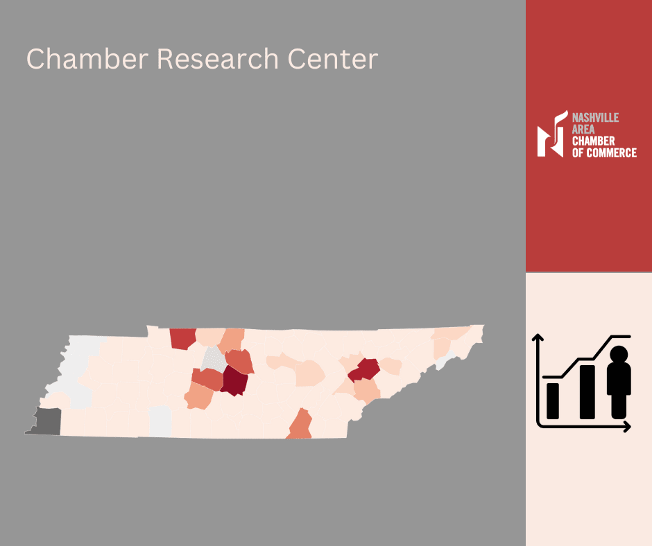 86 People per day Nashville Davidson County Franklin Williamson County